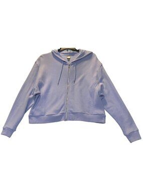 Ideology Womens 2X Lavender Full-Zip Hoodie Sweatshirt with HOOD